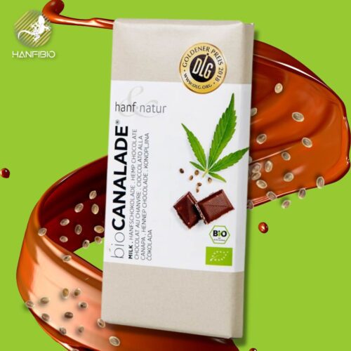 Cioccolato Biologico al Latte con Semi di Canapa