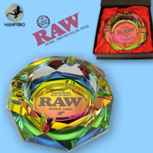 Posacenere in Cristallo – The Rainbow – RAW