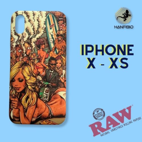 Custodia per IPhone X e XS – Raw Girl On The Beach – RAW
