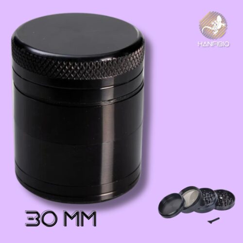 Grinder in Metallo CNC – ⌀30mm – Nero