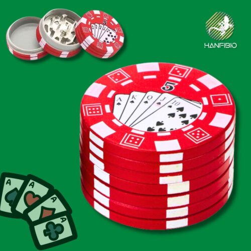 Grinder in Metallo – Poker Fiches – Mix Colors
