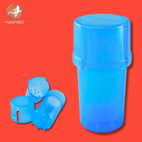 Grinder in Plastica Con Contenitore – Blu