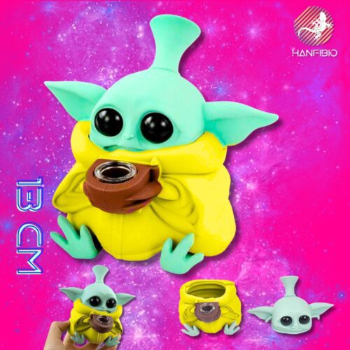 Bong in Silicone – Baby Yoda